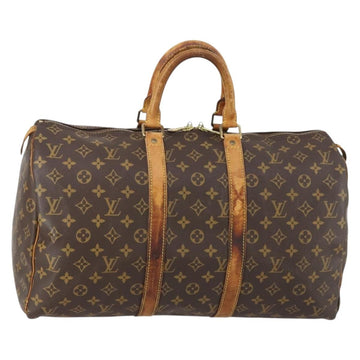 LOUIS VUITTON Monogram Keepall 45 Boston Bag M41428 LV Auth 148362