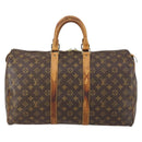 LOUIS VUITTON Monogram Keepall 45 Boston Bag M41428 LV Auth 148362-13