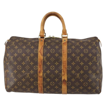 LOUIS VUITTON Monogram Keepall 45 Boston Bag M41428 LV Auth 148362 - 0