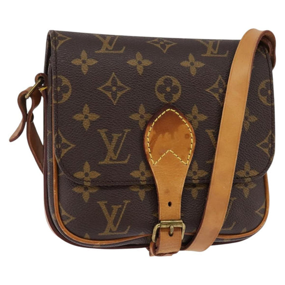 LOUIS VUITTON Monogram Cartouchiere PM Shoulder Bag M51254 LV Auth 148364