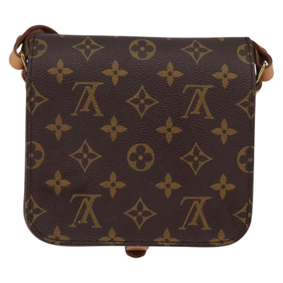 LOUIS VUITTON Monogram Cartouchiere PM Shoulder Bag M51254 LV Auth 148364