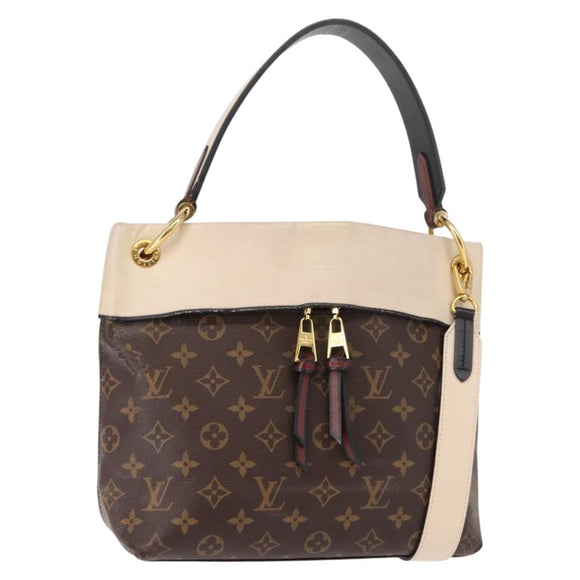 LOUIS VUITTON Monogram Tuile Reevess Shoulder Bag 2way M43576 LV Auth 148365
