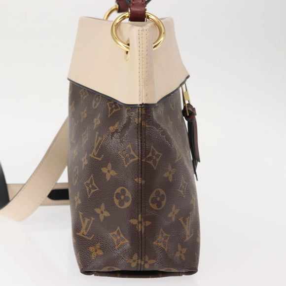 LOUIS VUITTON Monogram Tuile Reevess Shoulder Bag 2way M43576 LV Auth 148365