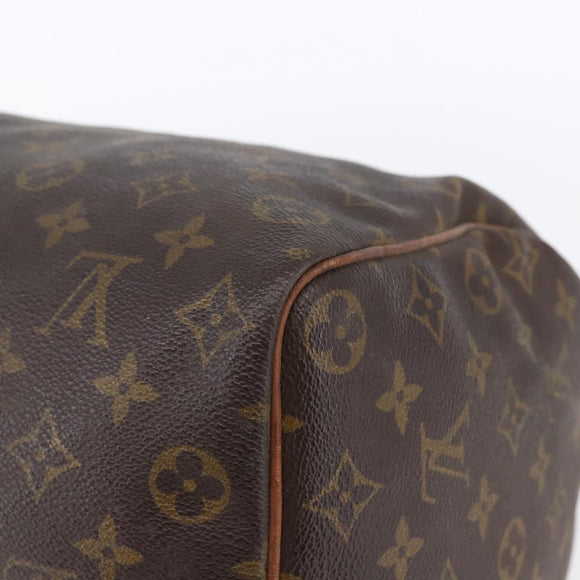 LOUIS VUITTON Monogram Speedy 35 Hand Bag M41524 LV Auth 148366