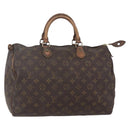 LOUIS VUITTON Monogram Speedy 35 Hand Bag M41524 LV Auth 148366-1