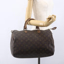 LOUIS VUITTON Monogram Speedy 35 Hand Bag M41524 LV Auth 148366-21