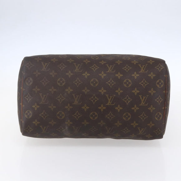 LOUIS VUITTON Monogram Speedy 35 Hand Bag M41524 LV Auth 148366