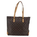 LOUIS VUITTON Monogram Cabas Mezzo Tote Bag M51151 LV Auth 148367-2