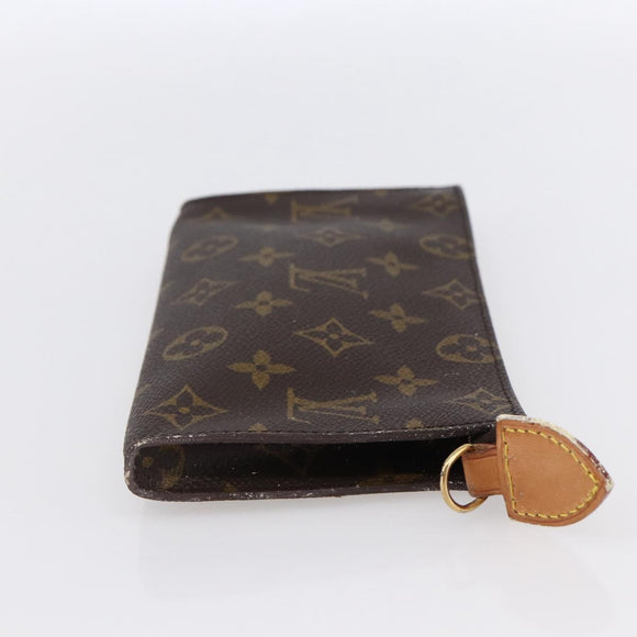 LOUIS VUITTON Monogram Bucket GM Accessory Pouch Vintage LV Auth 148369