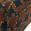 PRADA Hand Bag Nylon 2way Brown Silver Auth 148372-19