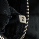 PRADA Hand Bag Nylon 2way Brown Silver Auth 148372-12