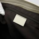 GUCCI GG Canvas Shoulder Bag Beige Gold Auth 148374-16