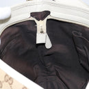 GUCCI GG Canvas Shoulder Bag Beige Gold Auth 148374-18