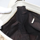 GUCCI GG Canvas Shoulder Bag Beige Gold Auth 148374-19