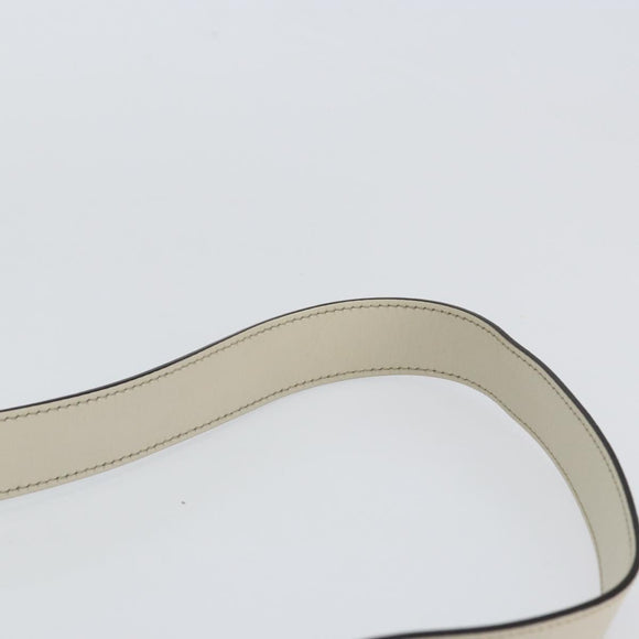 GUCCI GG Canvas Shoulder Bag Beige Gold Auth 148374