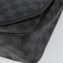 LOUIS VUITTON Damier Graphite Daniel MM Shoulder Bag N58029 LV Auth 148377-14