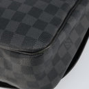 LOUIS VUITTON Damier Graphite Daniel MM Shoulder Bag N58029 LV Auth 148377-16