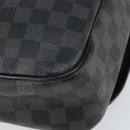 LOUIS VUITTON Damier Graphite Daniel MM Shoulder Bag N58029 LV Auth 148377-10