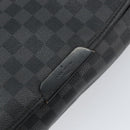 LOUIS VUITTON Damier Graphite Daniel MM Shoulder Bag N58029 LV Auth 148377-19