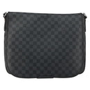 LOUIS VUITTON Damier Graphite Daniel MM Shoulder Bag N58029 LV Auth 148377-13