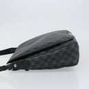 LOUIS VUITTON Damier Graphite Daniel MM Shoulder Bag N58029 LV Auth 148377-4