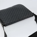 LOUIS VUITTON Damier Graphite Daniel MM Shoulder Bag N58029 LV Auth 148377-6