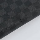 LOUIS VUITTON Damier Graphite Daniel MM Shoulder Bag N58029 LV Auth 148377-7