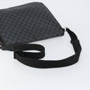 LOUIS VUITTON Damier Graphite Daniel MM Shoulder Bag N58029 LV Auth 148377-8