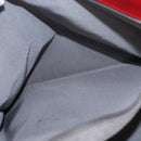 CHANEL Tote Bag Leather Red Silver CC Auth 148379-24