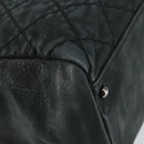 CHANEL Wild Stitch Chain Shoulder Bag Coated Canvas Green CC Auth 148380-14