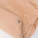 CHANEL Wild Stitch Chain Shoulder Bag Coated Canvas Beige CC Auth 148381-14