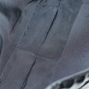 CHANEL Chain Matelasse 2.55 Shoulder Bag Enamel Black Silver CC Auth 148383-10