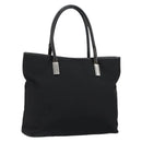 GUCCI Hand Bag Nylon Black Silver 002 2123 0457 Auth 148385-1