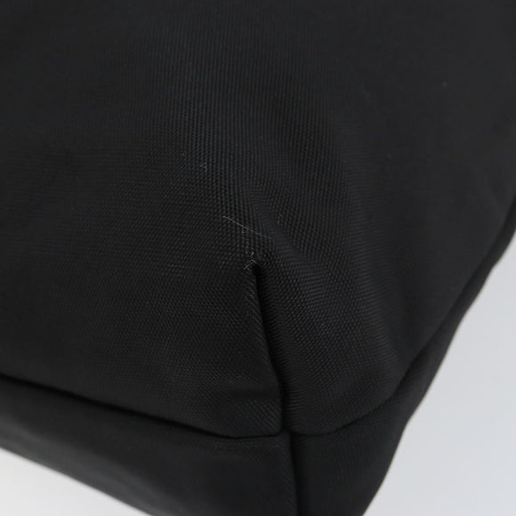 GUCCI Hand Bag Nylon Black Silver 002 2123 0457 Auth 148385