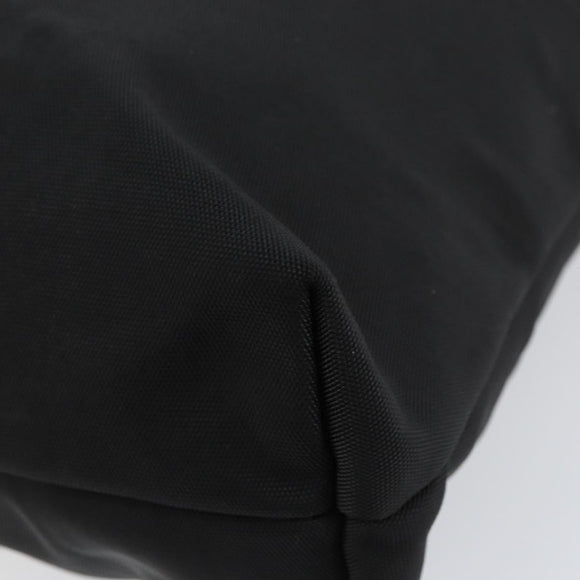 GUCCI Hand Bag Nylon Black Silver 002 2123 0457 Auth 148385