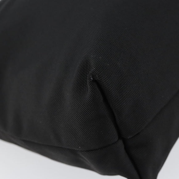 GUCCI Hand Bag Nylon Black Silver 002 2123 0457 Auth 148385