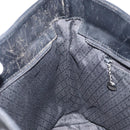 GUCCI Hand Bag Nylon Black Silver 002 2123 0457 Auth 148385-20