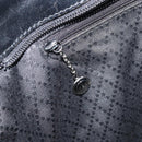 GUCCI Hand Bag Nylon Black Silver 002 2123 0457 Auth 148385-21