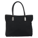 GUCCI Hand Bag Nylon Black Silver 002 2123 0457 Auth 148385-13