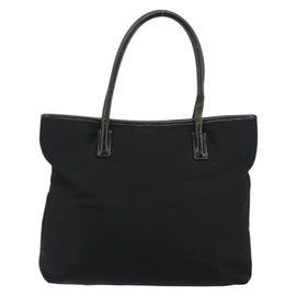 GUCCI Hand Bag Nylon Black Silver 002 2123 0457 Auth 148385 - 0