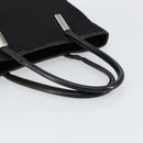 GUCCI Hand Bag Nylon Black Silver 002 2123 0457 Auth 148385-7