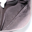 GUCCI Clutch Bag Leather Dark Brown Silver 546532 Auth 148386-10