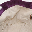 GUCCI GG Nylon Tote Bag Purple Gold 282439 Auth 148387-21