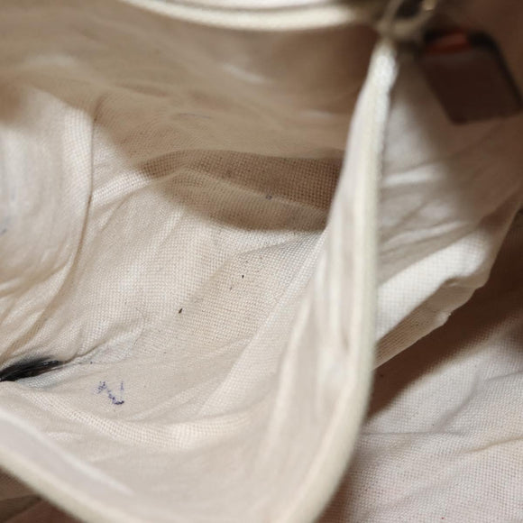 GUCCI GG Nylon Tote Bag Purple Gold 282439 Auth 148387