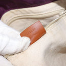 GUCCI GG Nylon Tote Bag Purple Gold 282439 Auth 148387-12