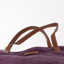 GUCCI GG Nylon Tote Bag Purple Gold 282439 Auth 148387-8