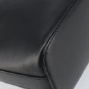 GUCCI Shoulder Bag Leather Black Silver 001 3814 3754 Auth 148388-16