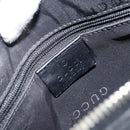 GUCCI Shoulder Bag Leather Black Silver 001 3814 3754 Auth 148388-19