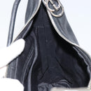 GUCCI Shoulder Bag Leather Black Silver 001 3814 3754 Auth 148388-20