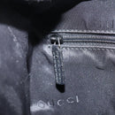 GUCCI Shoulder Bag Leather Black Silver 001 3814 3754 Auth 148388-22